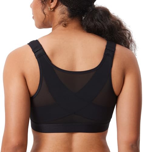 DELIMIRA Women's Front Closure Posture Support Bras