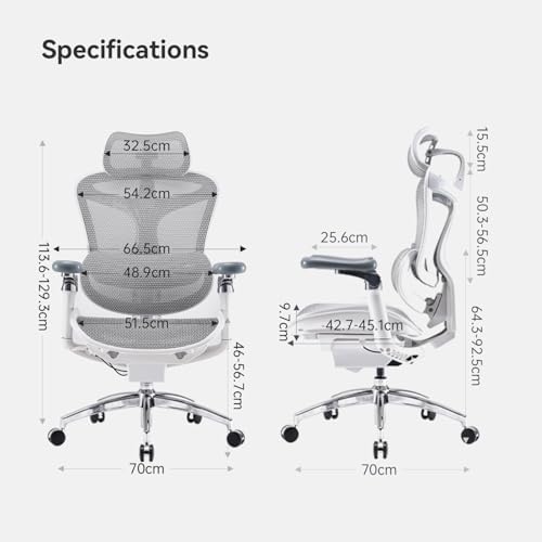 SIHOO Doro C300 Pro Ergonomic Office Chair with Ultra-Soft 6D Armrests