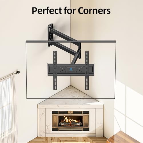USX STAR Corner TV Wall Mount Long Arm Full Motion for 42 50 55 65 inch TVs
