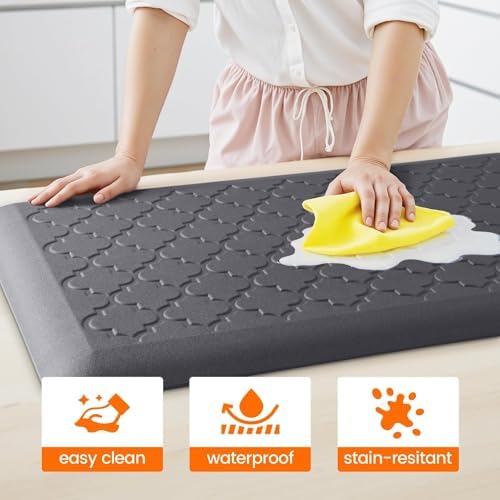 4/5 Inch Thick Anti-Fatigue Kitchen Mat Comfort Standing Floor Mat for Home