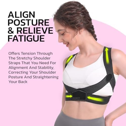 aoFIT Posture Corrector for Women,Ideal for Pain Relief,Office Work, Daily Wear