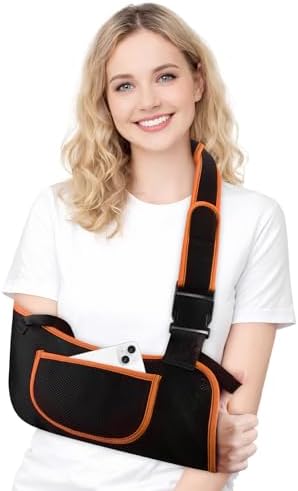 Arm Sling Shoulder Immobilizer for Men & Women, Rotator Cuff Support Brace
