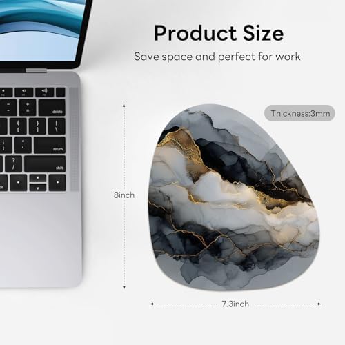 Water Drop Mouse Pad 7.3x8in Non-Slip for Laptop, Big Tree