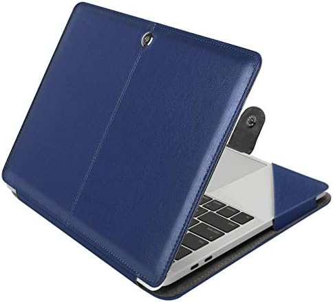 MOSISO PU Leather Sleeve Case Compatible with MacBook Air 13.6 inch