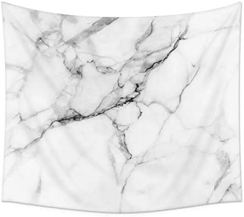 Black and White Marble Tapestry Wall Hanging,Grey Marble Painting Printed Wall Art Hanging Tapestry Dorm Decor