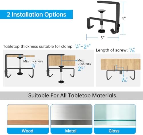 Heavy Duty No Drill Under Desk Cable Management Tray 28 inch