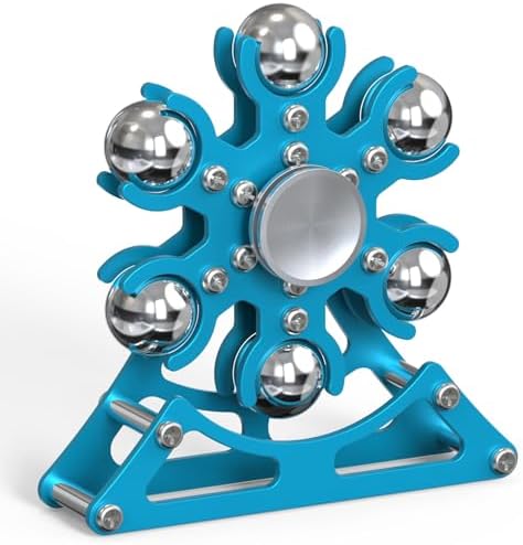 Desk-Fidget-Toys for Ferris-Wheels-Spinner: Metal Kinetic-Spinner 4mins, Cool-Gadgets for Kid Children Teen Adult EDC-Toy, ADHD Tools Cool-Stuff Stress Relief for Office Home School Christmas