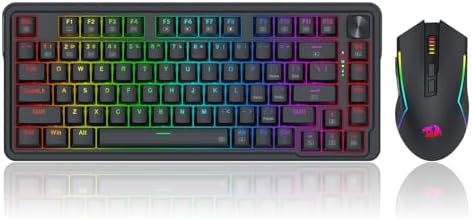 Redragon S168 Combo, K673 PRO 75% Gaming Keyboard + M693 8000 DPI Mouse