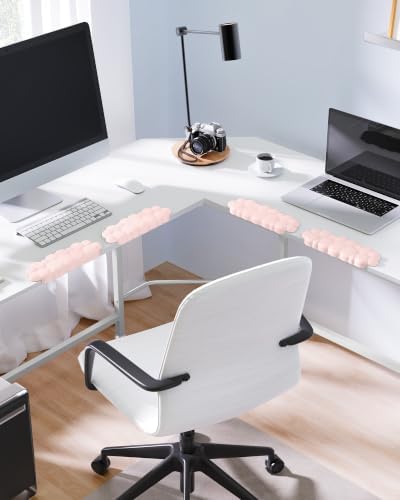 Laborio Elbow Pad for Desk, 2-Pack Cloud Elbow Rest(Pink), Edge Arm Rest