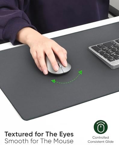 ALOANES Non-Slip Extended Mouse Pad Office&Home Desk Mat Stitched Edge
