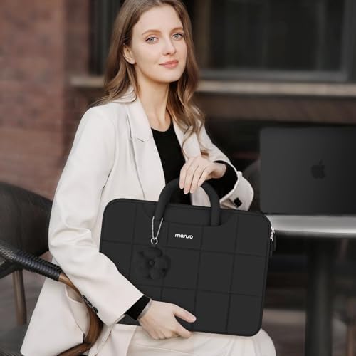 MOSISO Laptop Case 16 inch, 15-15.6 inch Laptop Sleeve, Black