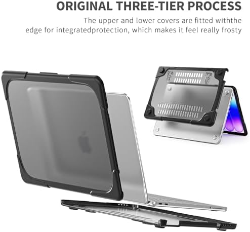 Batianda Heavy Duty Case for MacBook Neo 13 Inch 2026, Black