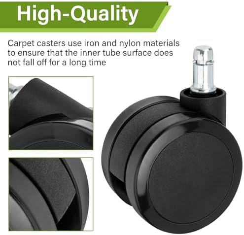 2.5-Inch Office Chair Casters Fit for Herman Miller& Most Office Chair