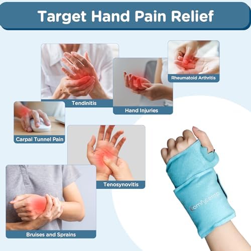 Comfytemp Wrist Ice Pack Wrap for Carpal Tunnel Relief, FSA Approved HSA