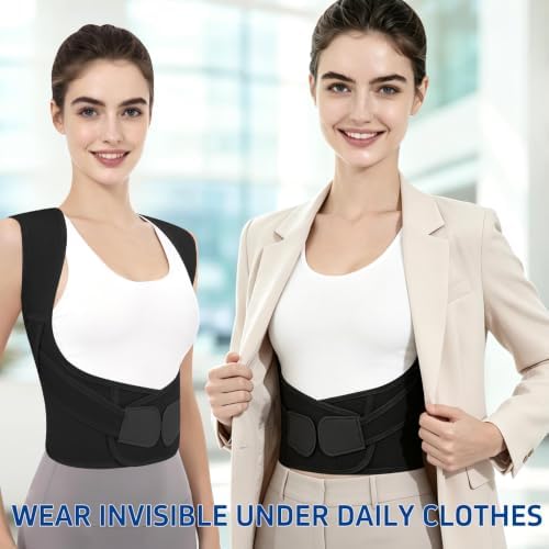 Posture Corrector for Women and Men Upper Back Brace Straightener Scoliosis