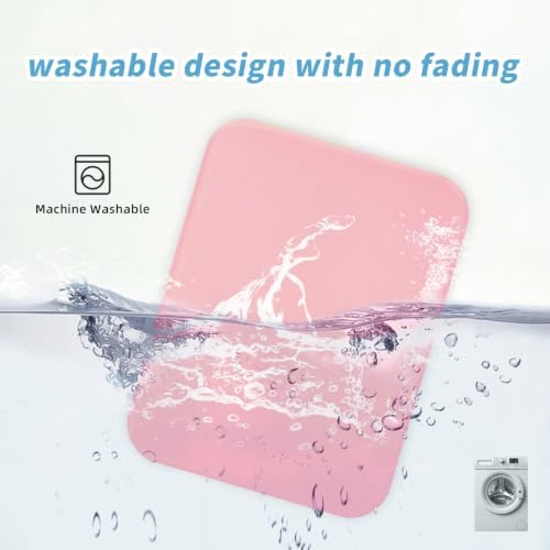 Small Mouse pad, with Edge-Sewn Design, extends Service Life by Twice, occupying the Optimal Size for the Mouse and Wrist Position. (Pink)