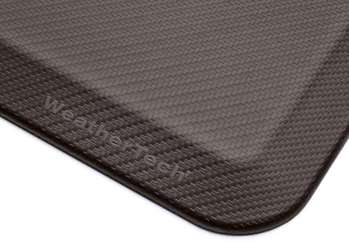 WeatherTech ComfortMat | 24" x 36" Anti-Fatigue Mat, 3/4" Thick, Slip Resistant, Easy to Clean, Carbon Fiber Pattern (Cocoa)