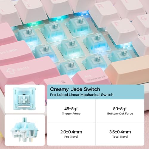 EPOMAKER TH108 PRO Full Size Mechanical Keyboard with Screen & Knob