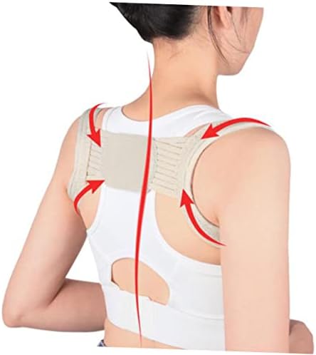 VALICLUD Posture Corrector Sticky Strap Back Brace for Men and Women