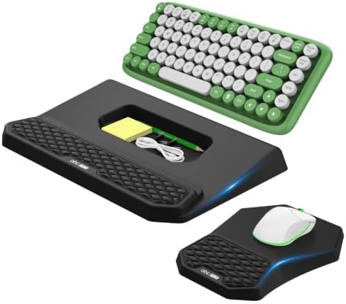 Ergonomic Wrist Rest with Keyboard Stand and Mouse Pad for Easy Typing