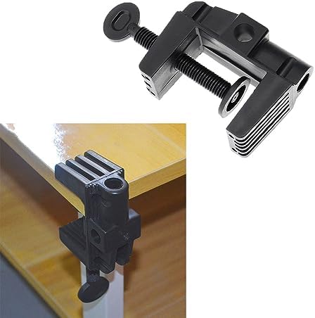 3 Pack Desk Lamp Swing Arm Clamp Replacement Clip Non-Marring Plastic Bracket Stand Base Holder for Desktop Architect Adjustable Gooseneck Table Lamp LED Light Microphone Camera Scissor Arms