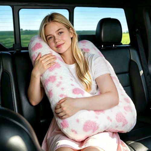 Travel Pillow for Kids and Adults, Ergonomic U-Shaped Neck & Head Support Pillow for Airplane, Car Rides and Home, Ultimate Road Trip Essentials as Car Headrest Pillow or Comfortable Body Pillow