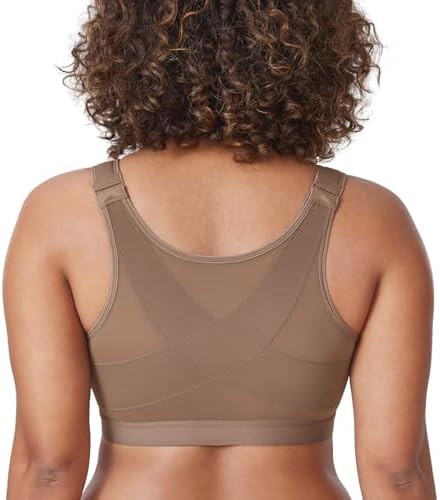 DELIMIRA Women's Front Closure Posture Support Bras