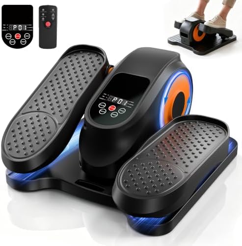 POWERFUEL Under Desk Elliptical Machine, Low Impact Seated Pedal Exerciser