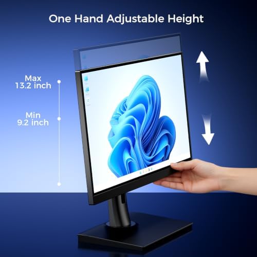 Single VESA Monitor Stand for Monitor Weight 4.8-7.8 lb, 21-24″