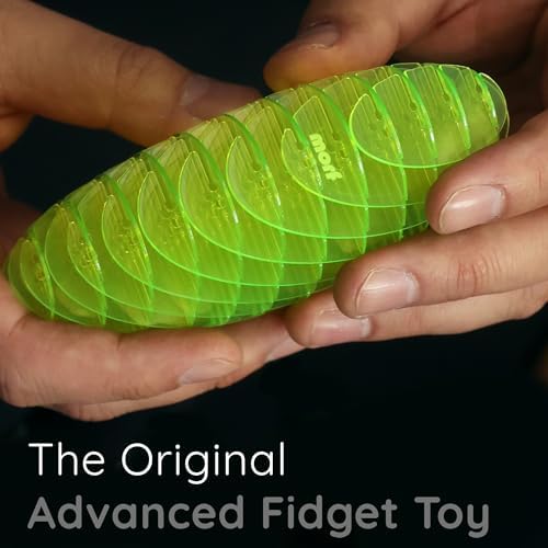 Morf Worm 3D Sensory Fidget Toy for Kids and Adults, Green, Large