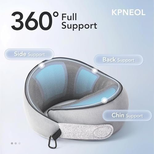 Travel Neck Pillow Airplane Neck Support Ergonomic Design for Traveling