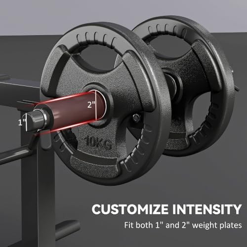 Soozier Seated Calf Raise Machine for Home Gym Waist Arm Training