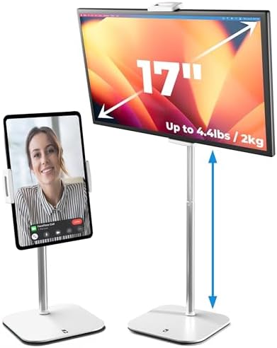 COOPER TabStand 20" Tall iPad Stand for Desk, Portable Monitor Stand Holder
