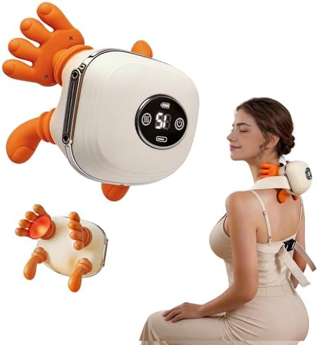 Neck Massager with Heat Cordless Neck and Shoulder Massager