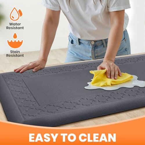 4/5 Inch Thicker Kitchen Mats Anti Fatigue Comfort Mat Standing Desk Rugs