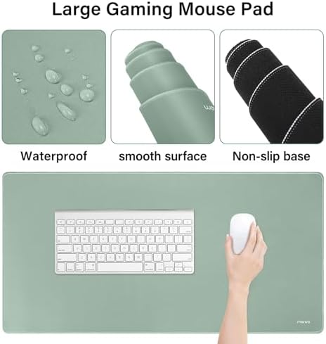 MOSISO Keyboard Mouse Pad Set, Large Gaming Mousepad&Keyboard Wrist Rest