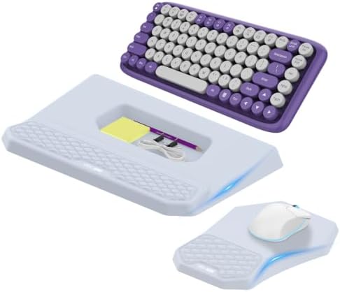 Ergonomic Wrist Rest with Keyboard Stand and Mouse Pad for Easy Typing