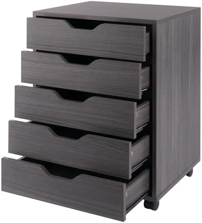 Winsome Halifax Mobile Storage Cabinet with Doors & Drawers