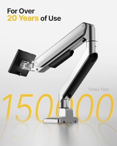 monTEK Deluxe Monitor Arm for 17-49" Screens Holds 44Lbs