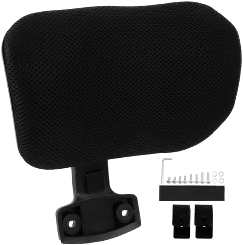 Cabilock Adjustable Office Chair Headrest Attachment Neck Support with Breathable Mesh Attachable Computer Chair Head Pillow for Office Desk and Home 10.62 x 6.29 x 1.18in，Clip-on Design