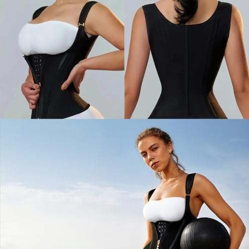 PetPhindU Shoulder Straightener Posture Corrector, Waist Trainer for Women, Tummy Control Sports Girdle Posture Corrector (Pink,Large)