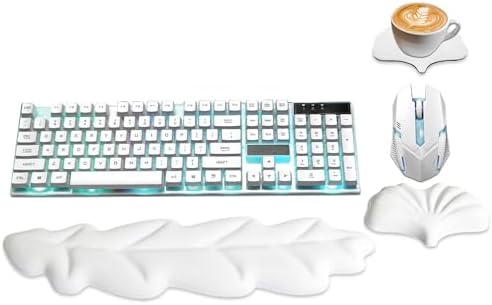 Ergonomic Keyboard Wrist Rest, Leaf Shape Wrist Rest for Computer Keyboard