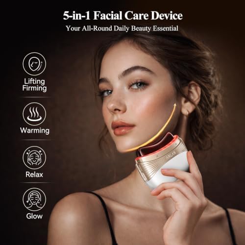 ANLAN 2-in-1 Electric Heated Gua Sha Tool & Scalp Massage Comb，Red Light