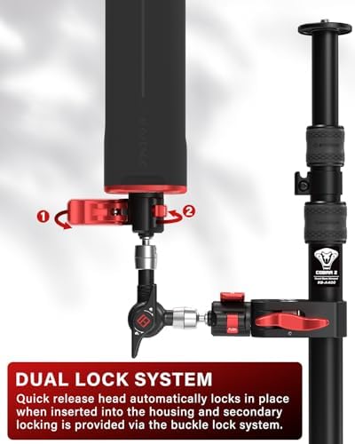 IFOOTAGE Spider Crab Magic Arm MA3-4,Heavy Duty Camera Mount Arm,Load 13lb