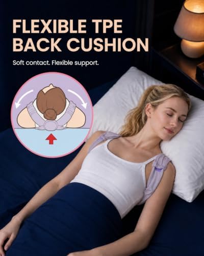 Women's Ice Silk Sleep Posture Corrector, Adjustable Night Upper Back Brace