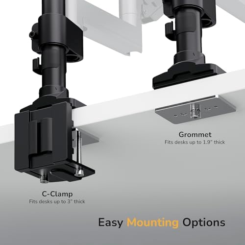 Mount-It! Heavy Duty Monitor Mount for 17-35" Ultrawide Monitors, 33 Lbs
