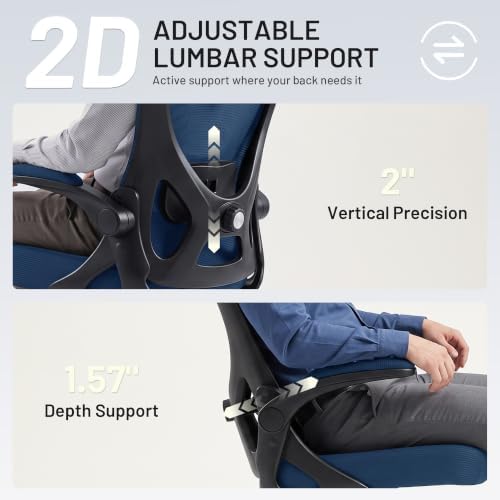 AreShark Ergonomic Office Chair - Mesh High Back Desk Chair Headrest Lumbar