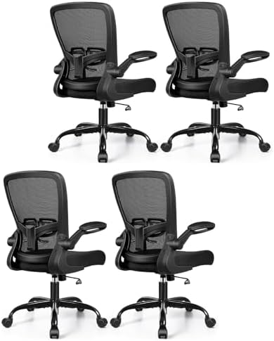 FelixKing Office Chair, Ergonomic Comfy Desk Chair with Flip-up Armrests