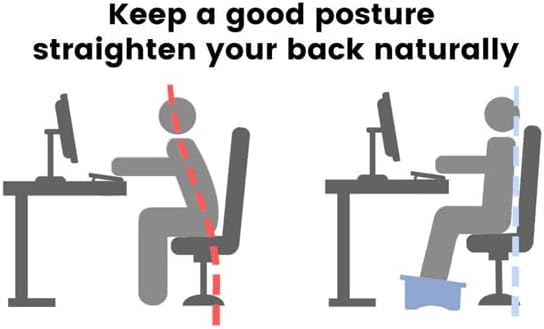 CONSDAN Foot Rest, Ergonomic Footrest for Under Desk at Work, Nursing Foot Stool, Natural Solid Wood Non-Slip Slanted Top Foot Stool for Office/Standing Desk (Natural Color)