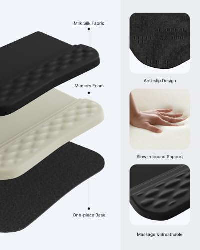 Laborio Wrist Rest with Keyboard Stand Ergonomic Computer Wrist Support Pad